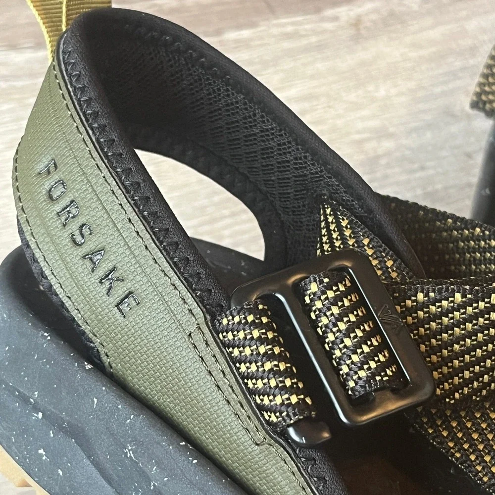 Forsake Rogue River Hiking Sandals Sandals Green Black Gum Mens 10‎ EU 43